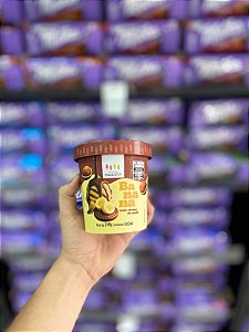 Pote De Sorvete Paleteria Paulista Banana Com Creme De Avela 500ml