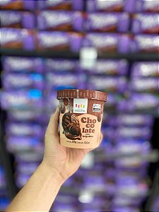 Pote De Sorvete Paleteria Paulista Chcolate Com Brigadeiro 500ml