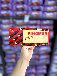 Biscoito Bogutti Fingers Vanilla Dark Choco 100g