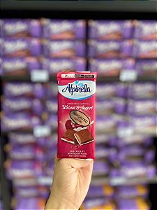 Barra de Chocolate Alpinella Cereja E Iorgute 100g