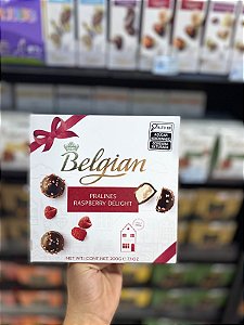 Chocolate Pralines Belgian Raspberry Delight 200g