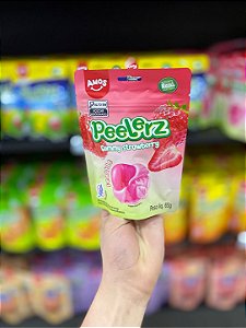 Bala Amos Peelerz Gummy Strawberry 65g