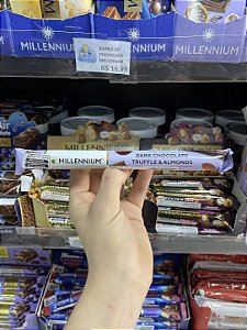Chocolate Millennium Dark Chocolate Truffle e Almonds 38g