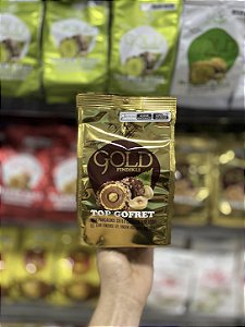 Chocolate Draft Wafer Ball Gold Hazelnut 120g