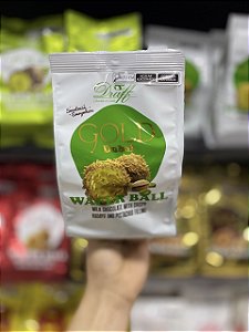 Chocolate Draft Wafer Ball Gold Dubai Pistachio 120g
