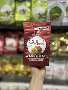 Chocolate Draft Wafer Ball Gold Biscuit 120g