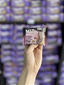 Biscoito My Motto Wafer Crispy Morango e Creme 30g