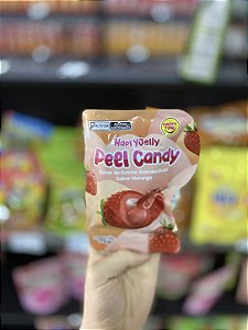 Bala Happy Jelly Peel Candy Morango 75g