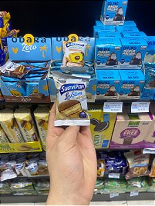 Alfajor Suavipan Chocolate Branco Zero Adição de Açúcar 25g