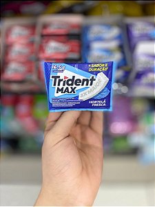 Chiclete Trident Max Hortelã Fresca 16,5g