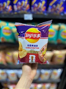 Batata Lays Fifa Importada Manteiga Com Alho 70g