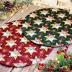Capa de Sousplat Natal Estrela Noel
