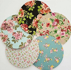 Capa de Sousplat Floral