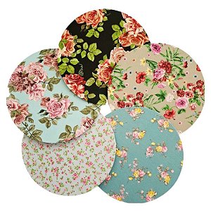 Capa de Sousplat Floral