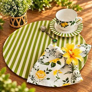 Kit Listrado Verde