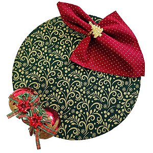 Kit Arabesco Verde Natal