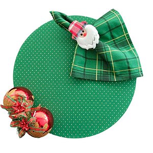 Kit Natal XR: 1 Capa + 1 Guardanapo + 1 Anel PG