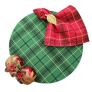 Kit Natal XH: 1 Capa + 1 Guardanapo + 1 Anel PG