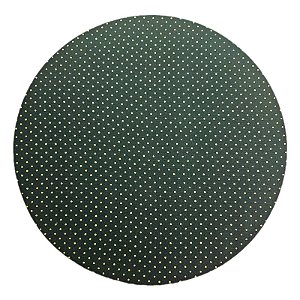 Capa de Sousplat Poá Verde Escuro Natal