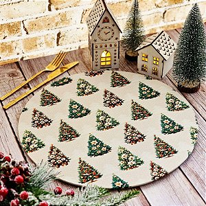 Capa de Sousplat Árvores Tecido Digital