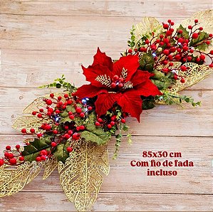Centro de Mesa Natal com fio de fada