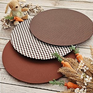 Capa de Sousplat Composê Marrom