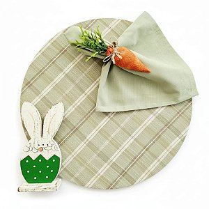 Kit Xadrez Suave 1 Capa + 1 Guardanapo + 1 PG