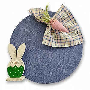 Kit Azul Cenoura Rosa 1 Capa + 1 Guardanapo + 1 PG