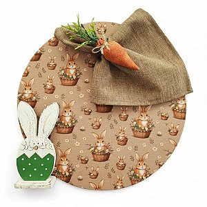 Kit Coelhinhos P 1 Capa + 1 Guardanapo + 1 PG