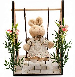 Balanço Coelha 18x14x25 cm