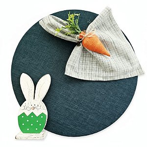 Kit Composê Verde Degradê 1 Capa + 1 Guardanapo + 1 PG