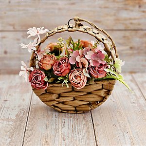 Enfeite Rústico Floral