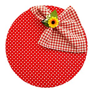 Kit Junino Poá Vermelho