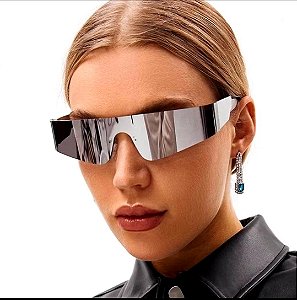 Óculos cyberpunk futurista - espelhado - clubber