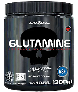 Glutamina Pura Black Skull 300g