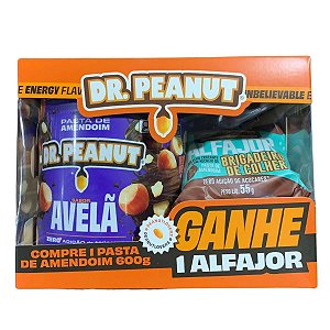 PACK PASTA DE AMENDOIN DR PEANUT + ALJADOR GRÁTIS