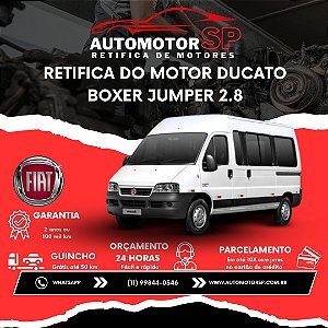 Retifica do Motor Ducato Boxer Jumper 2.8