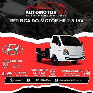 Retifica do Motor HR 2.5 16V
