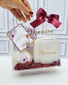 Sacola Bag Transparente Cristal M Personalizada