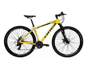 BICICLETA LOTUS CXR ARO 29 MEC. 21V AMARELO TAM 15,5