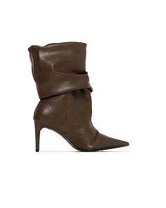 Bota Amanda Salto Fino Marrom