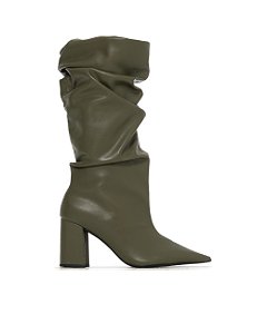 Bota Amanda Salto Bloco Verde
