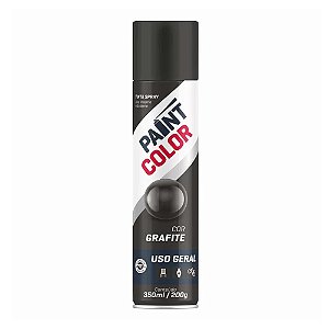 Tinta Spray Uso Geral Paintcolor 350Ml Grafite Baston