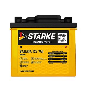 Bateria de Moto 12V 7Ah Nx 400 Falcon / Cbx 250 Starke
