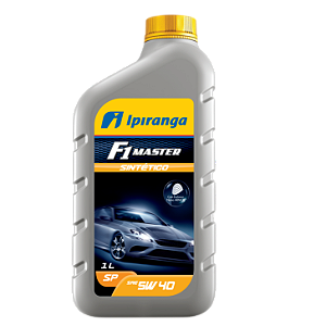 Lubrificante  de Motor Ipiranga F1 Master Sintetico 5W40 Sp - 1Lt