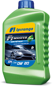 Lubrificante de Motor Ipiranga +Ipi F1 Mas Sint Verde 0W20 Sn - 1Lt