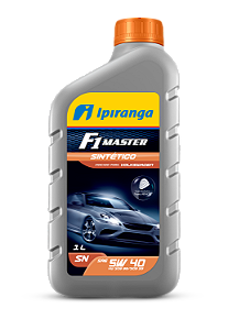 Lubrificante de Motor Ipiranga F1 Master Sintetico 5W40 Sn 508 - 1Lt