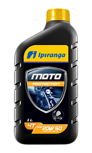 Lubrificante Para Motor 4T Ipiranga Moto Protection 20W50 Sl - 1Lt