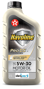 Lubrificante de Motor Havoline Pro Ds M 5W30 Sn - 1Lt