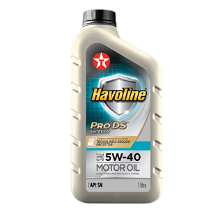 Lubrificante de Motor Havoline Pro Ds Sintetico 5W40 Sn - 1Lt